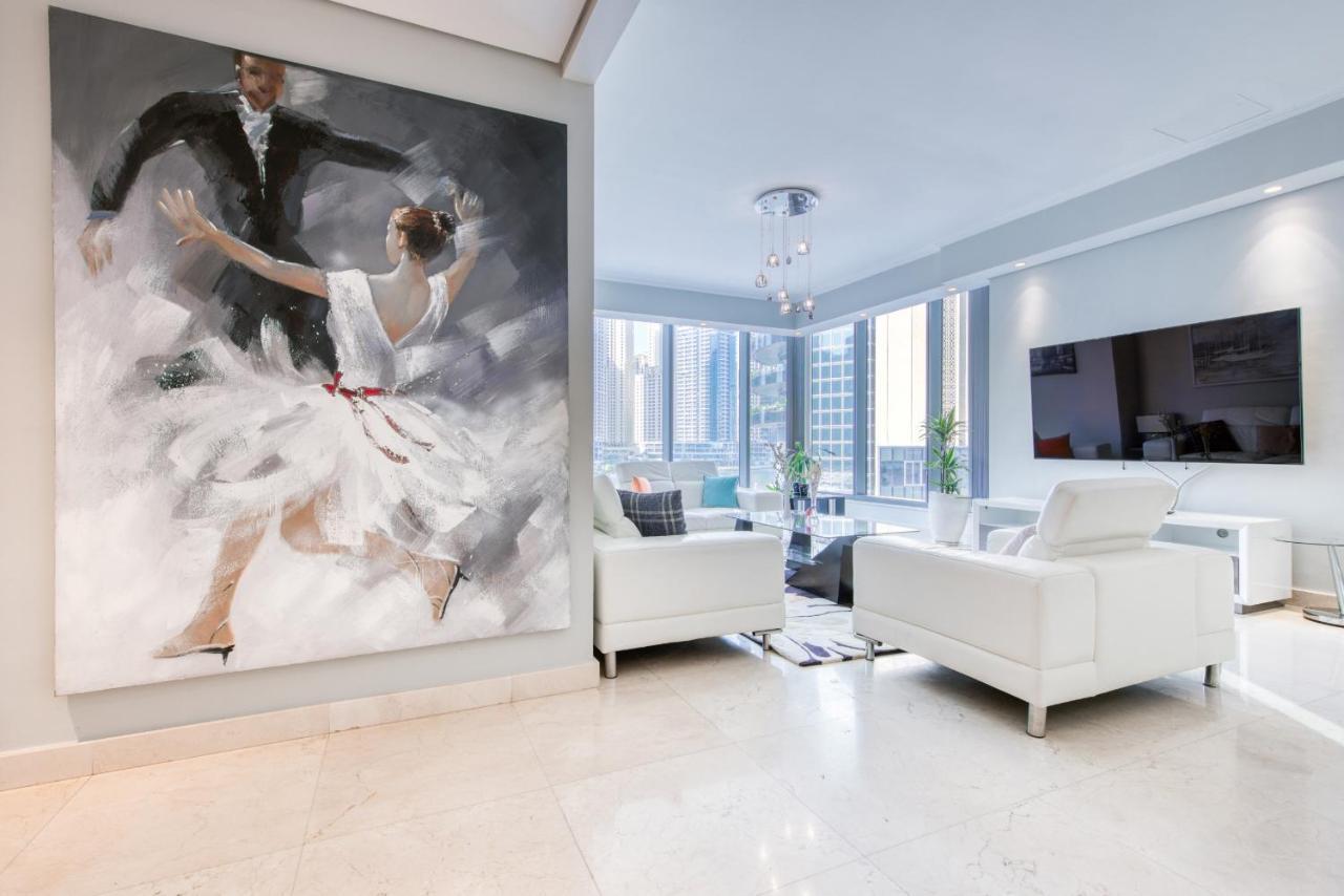 Maison Privee - Big, Bright, Luxury Marina Views Apt Next To Beach Дубай Екстериор снимка